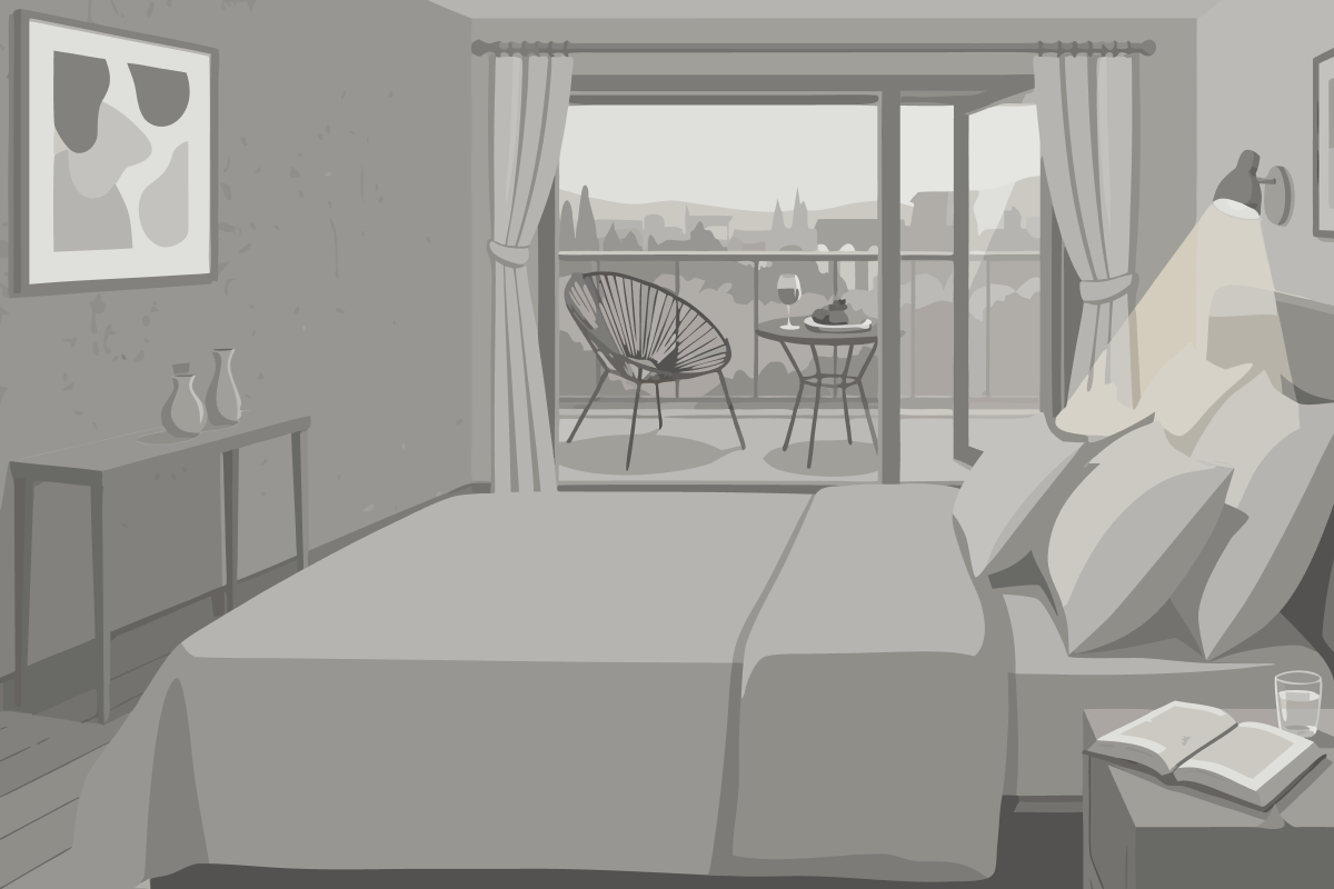 Bungalow de 2 dormitorios (2 adultos + 3 niños)